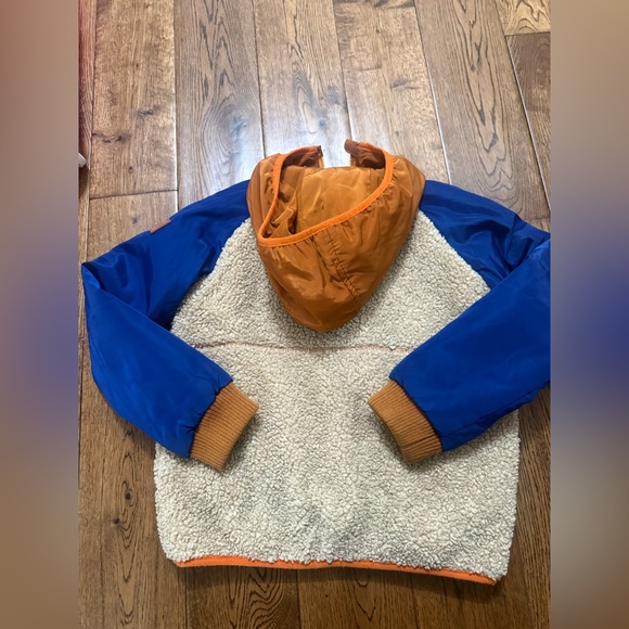 Desigual Kids Fleece Hooded Zip Jacket Size 7/8 - Picture 3 of 4